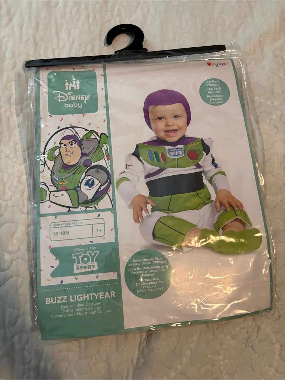 12-18 month Disney Baby Buzz Lightyear costume